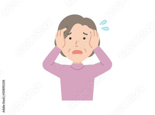 焦る,高齢男性