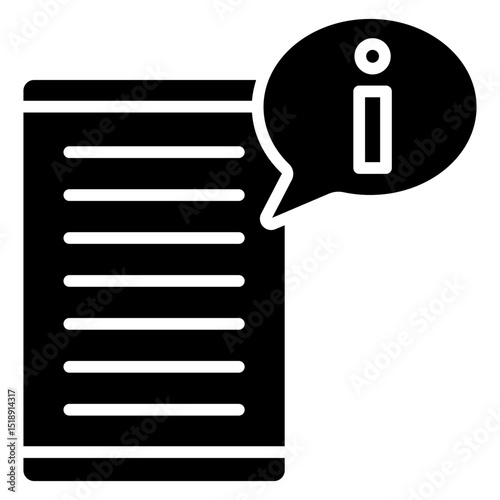 Member Info glyph, mini illustration icon. use for modern concept, print, UI, UX kit, web and app development. Vector related to account management, ecommerce, banking and finance.