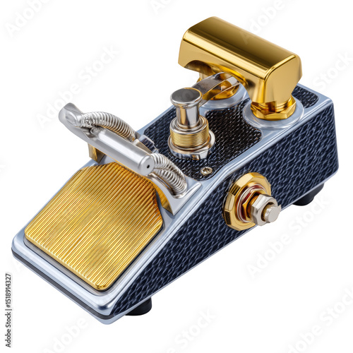 Vintage Morse Code Key with Elegant Design and Polished Finishes for Collectors
