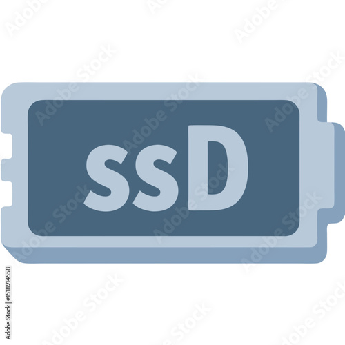 Simple Illustration of a Solid State Drive