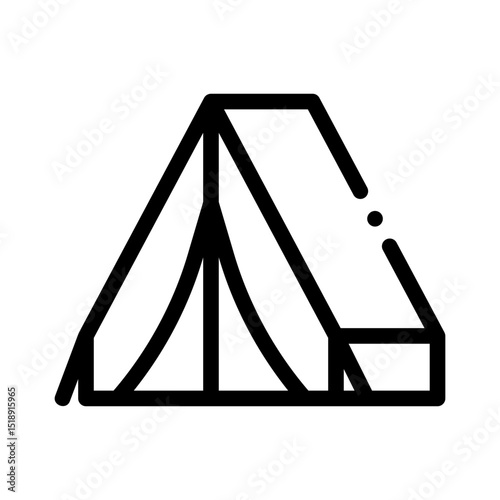 tent line icon