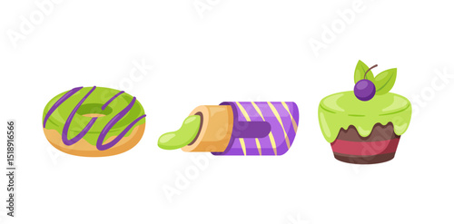 Delicious Dessert Cake Set