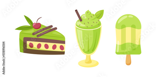 Delicious Dessert Cake Set
