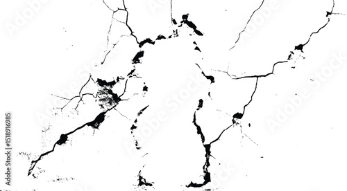 Grunge abstract background. Distressed vector overlay. The cracks texture of dry earth.  stock illustration