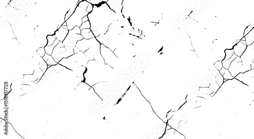 Black and white grunge urban texture vector with copy space. Abstract illustration surface dust and rough dirty wall background with empty template.