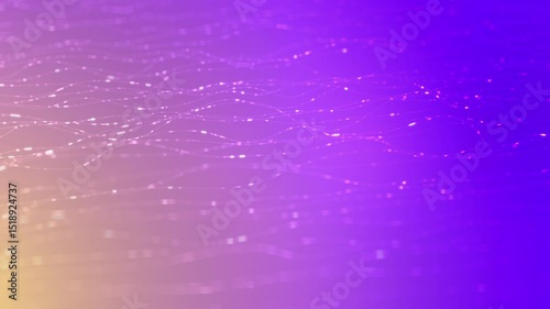 Wallpaper Mural Abstract Video of Glowing Lines and Particles on Gradient Purple Background Torontodigital.ca