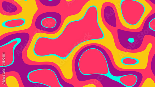Liquid background with beautiful and vibrant colors
