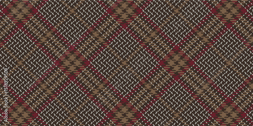 Vector checkered pattern or plaid pattern . Tartan, textured seamless twill for flannel shirts, duvet covers, other autumn winter textile mills. Vector Format