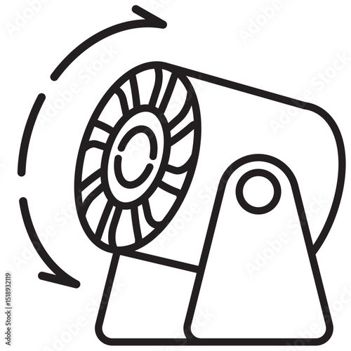 fan blade rotate icon