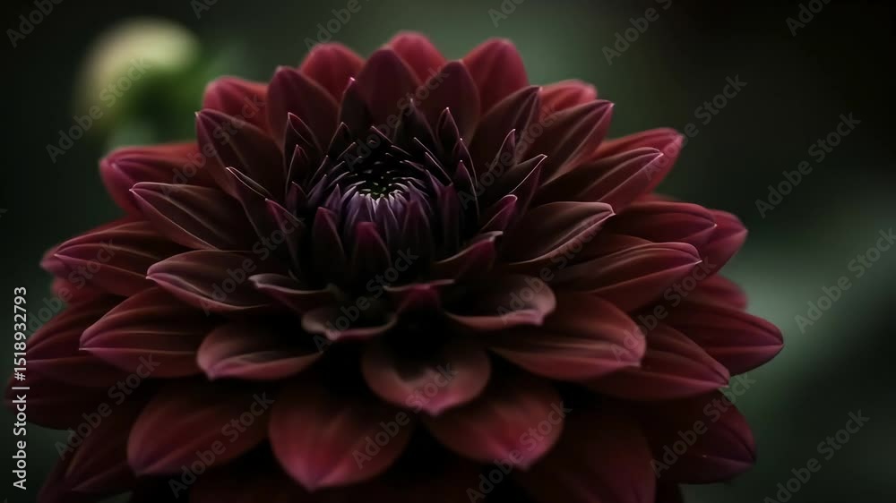 red dahlia flower