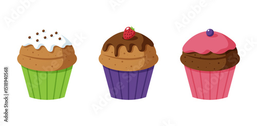 Delicious Dessert Cake Set