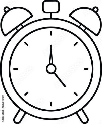 Alarm clock illustration,
