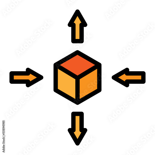 Autoscaling Vector Filled Icon Design