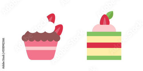 Delicious Dessert Cake Set