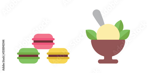 Delicious Dessert Cake Set
