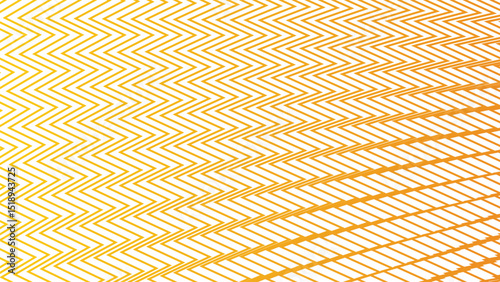 Yellow Orange Zig Zag Stripes Line Pattern Abstract Background