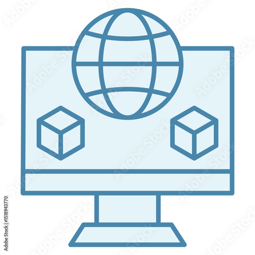 Web3 Authentication Icon Element For Design