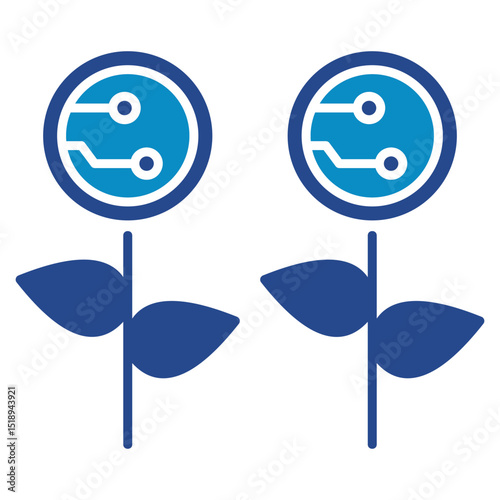 Yield Farming Icon Element For Design