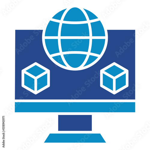 Web3 Authentication Icon Element For Design
