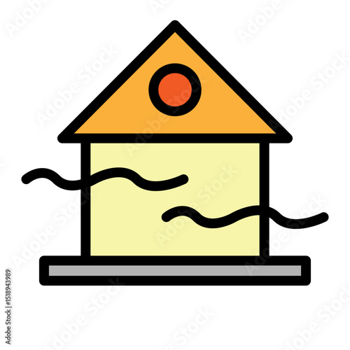 Ventilation Vector Filled Icon Design