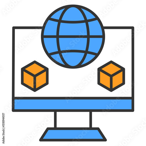 Web3 Authentication Icon Element For Design
