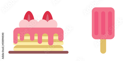 Delicious Dessert Cake Set