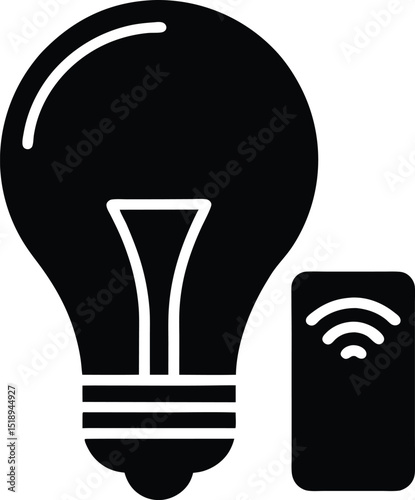 This image depicts a luminous light bulb, an iconic symbol of creative ideas, electrical power, and innovative technology