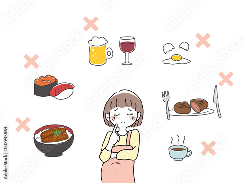 妊娠中に避ける食べ物
