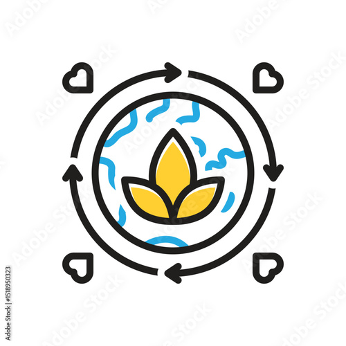 Multi color icon for environment