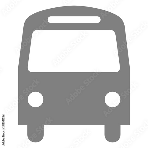 Bus logo symbol Icon shadow_1