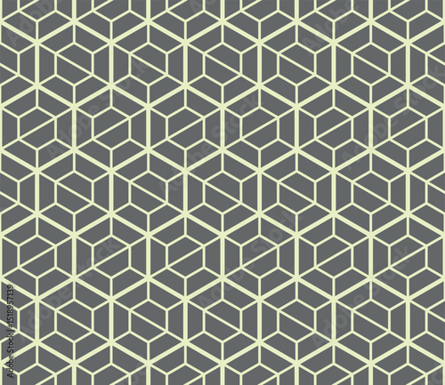 The geometric pattern with lines. Seamless vector background. Gray and beige texture. Graphic modern pattern. Simple lattice graphic design