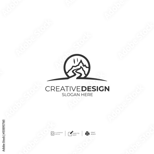Logo template design ideas vector
