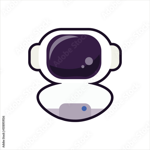 Colored Astronaut Cartoon Illustration