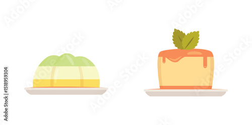 Delicious Dessert Cake Set