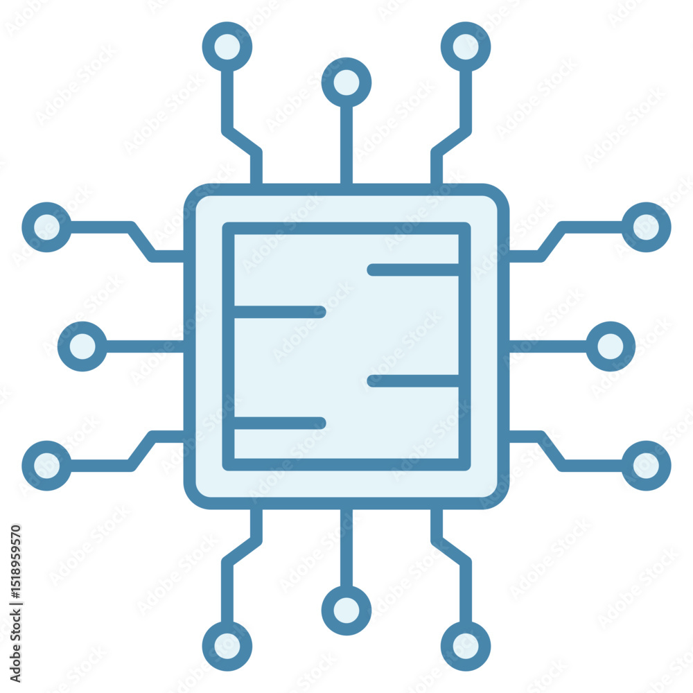 Circuit Icon Element For Design Circuit Icon Element For Design