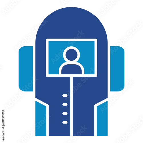 Cryogenic Chamber Icon Element For Design