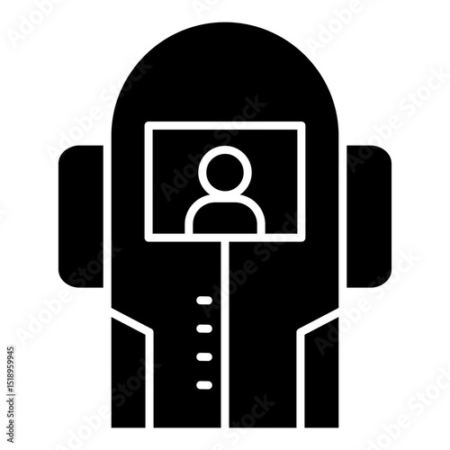 Cryogenic Chamber Icon Element For Design