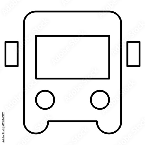 Bus logo symbol Icon Line_3