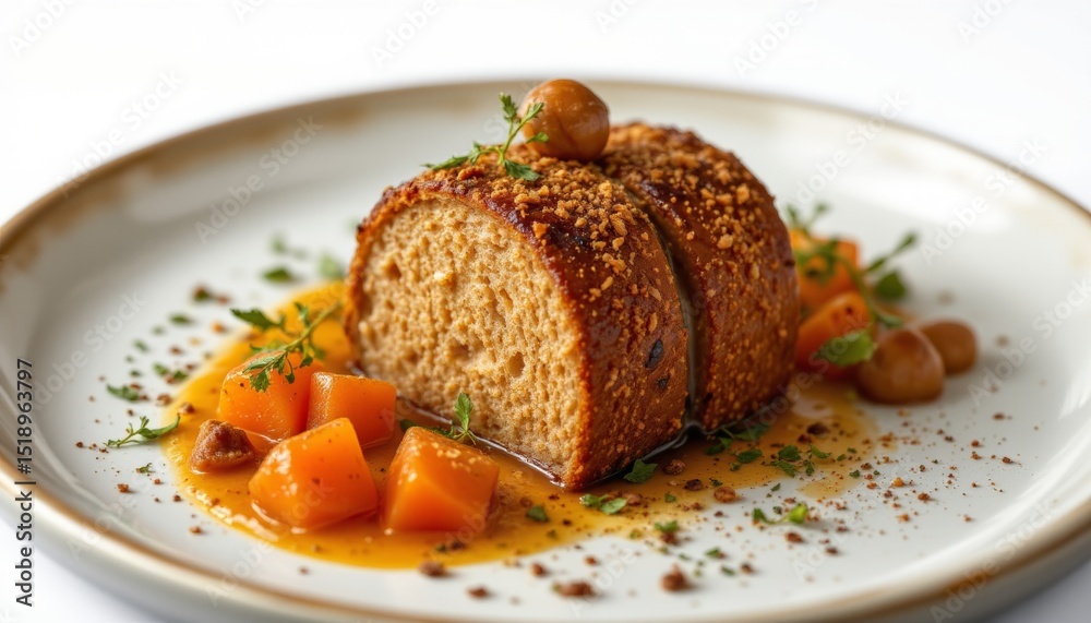 Pumpkin Shaped Bread with Roasted Vegetables Pumpkin Shaped Bread with Roasted Vegetables