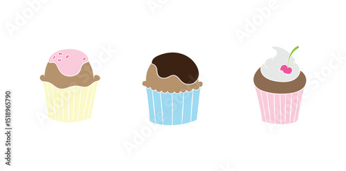 Delicious Dessert Cake Set