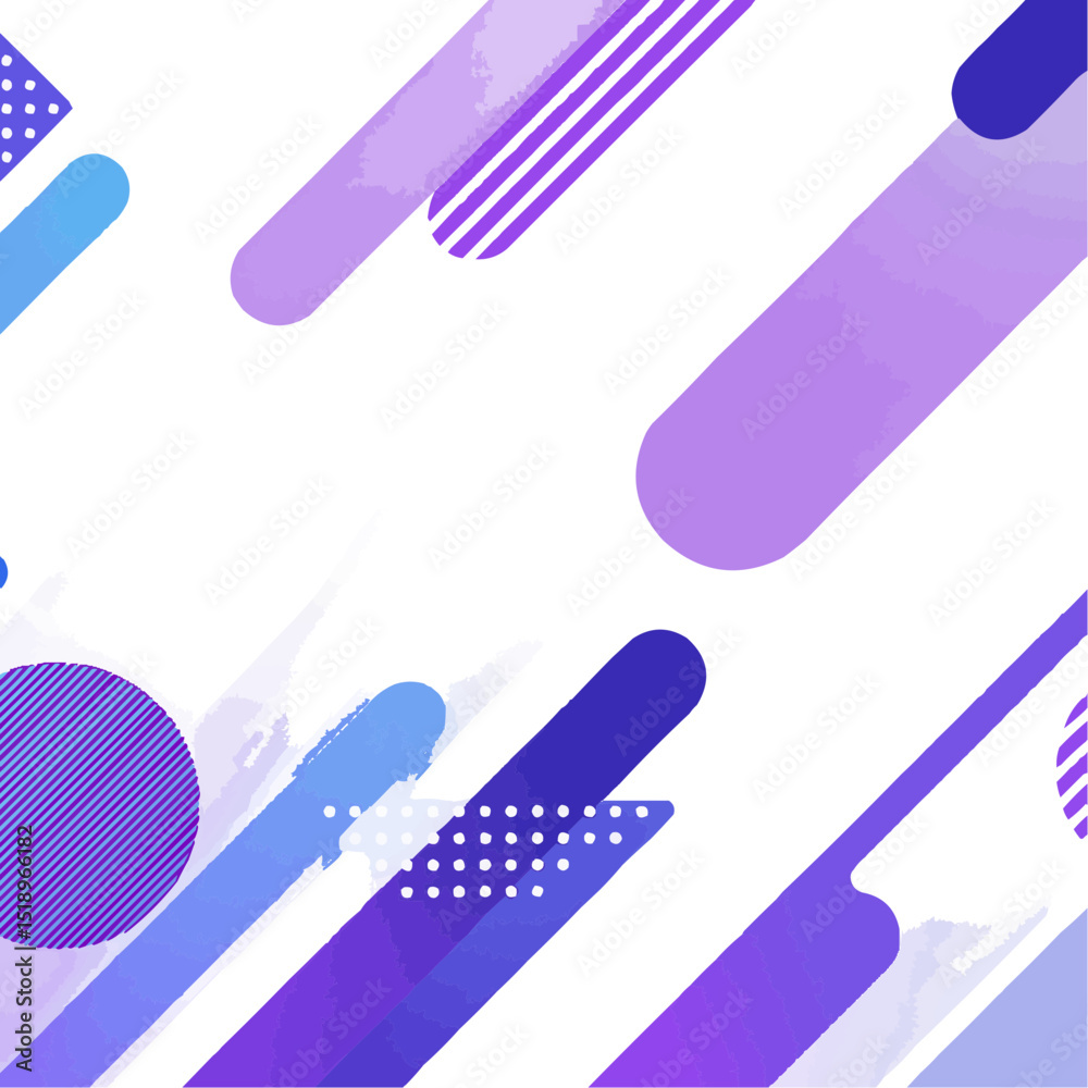 Set of vector illustration abstract backgrounds with blue, white, pink, and red lines, perfect for art, office, or school design projects