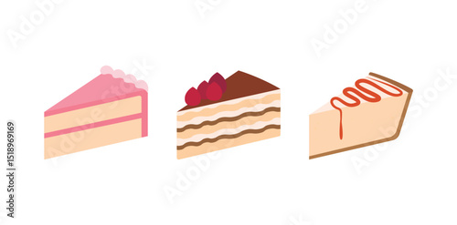 Delicious Dessert Cake Set