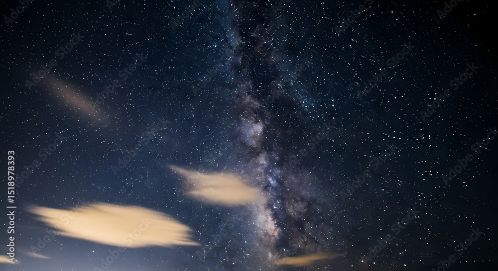 Fototapeta premium Milky Way Galaxy at Night: Stunning Astrophotography