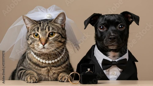 Animals wedding ceremony humor