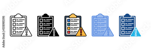 Risk Management Icon Element For Design