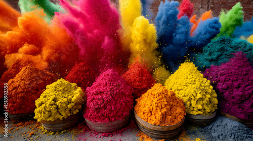 of colors with layered pigment clouds and unpredictable patterns in constant motion