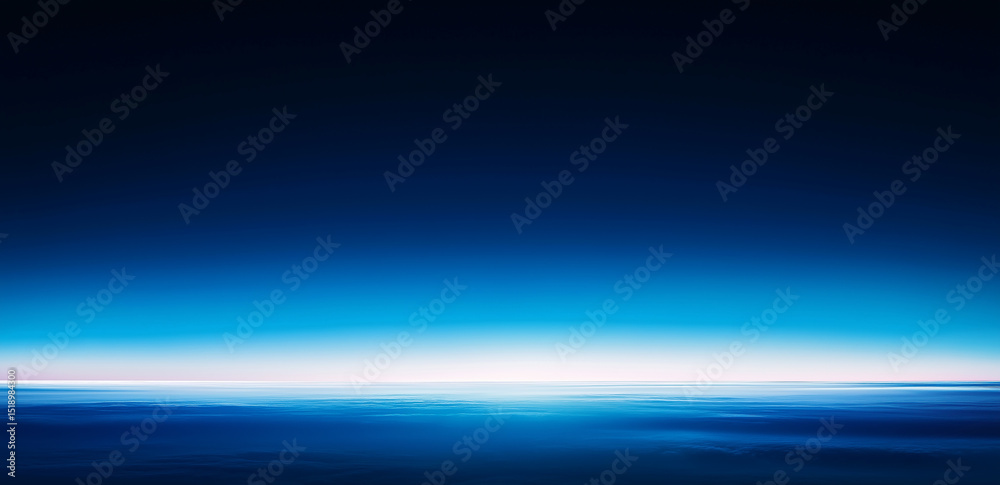 This picture shows a deep cosmic background with a blue light band spanning the scene, creating a mysterious and peaceful space atmosphere. This picture shows a deep cosmic background with a blue light band spanning the scene, creating a mysterious and peaceful space atmosphere.