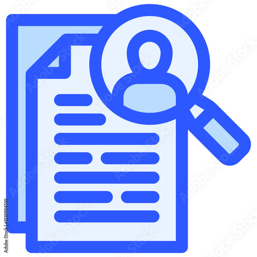 Job Search icon symbol. Vector illustration.