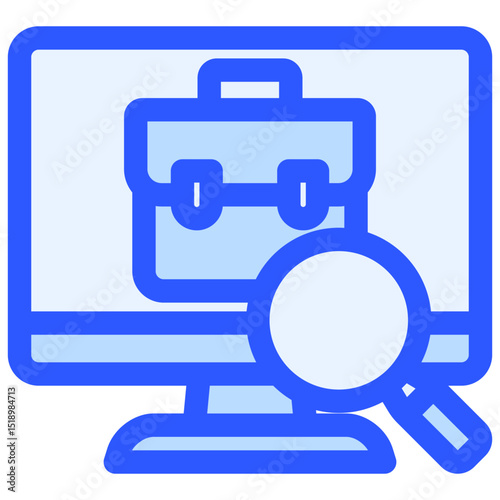 Job Portal icon symbol. Vector illustration.