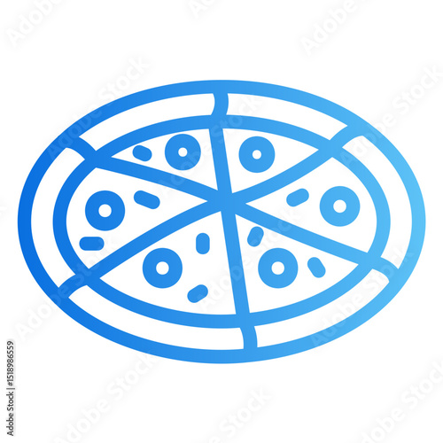 pizza Gradient icon